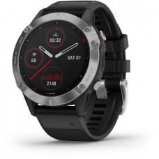 Garmin Fenix 6 Silver Black Band